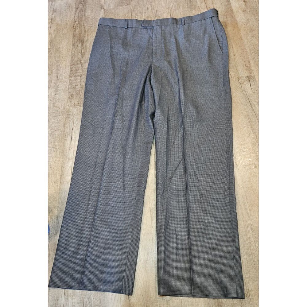 J.Ferrar‎ Modern Fit Dress Pant Gray Stripe Size 36x34